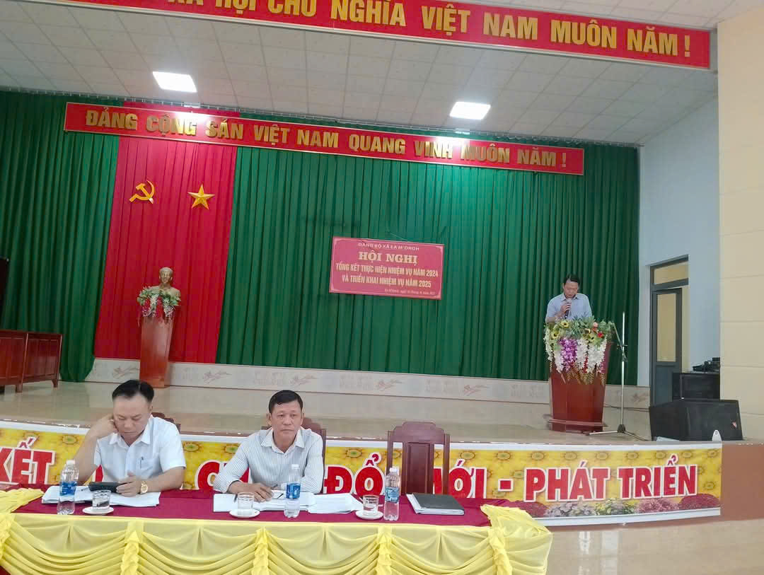 Đảng bộ xã EaM'droh tổ chức hội nghị Tổng kết năm 2024 và đề ra phương hướng, nhiệm vụ năm 2025