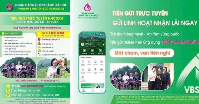 Nâng cấp dịch vụ tiết kiệm trên VBSP SmartBanking