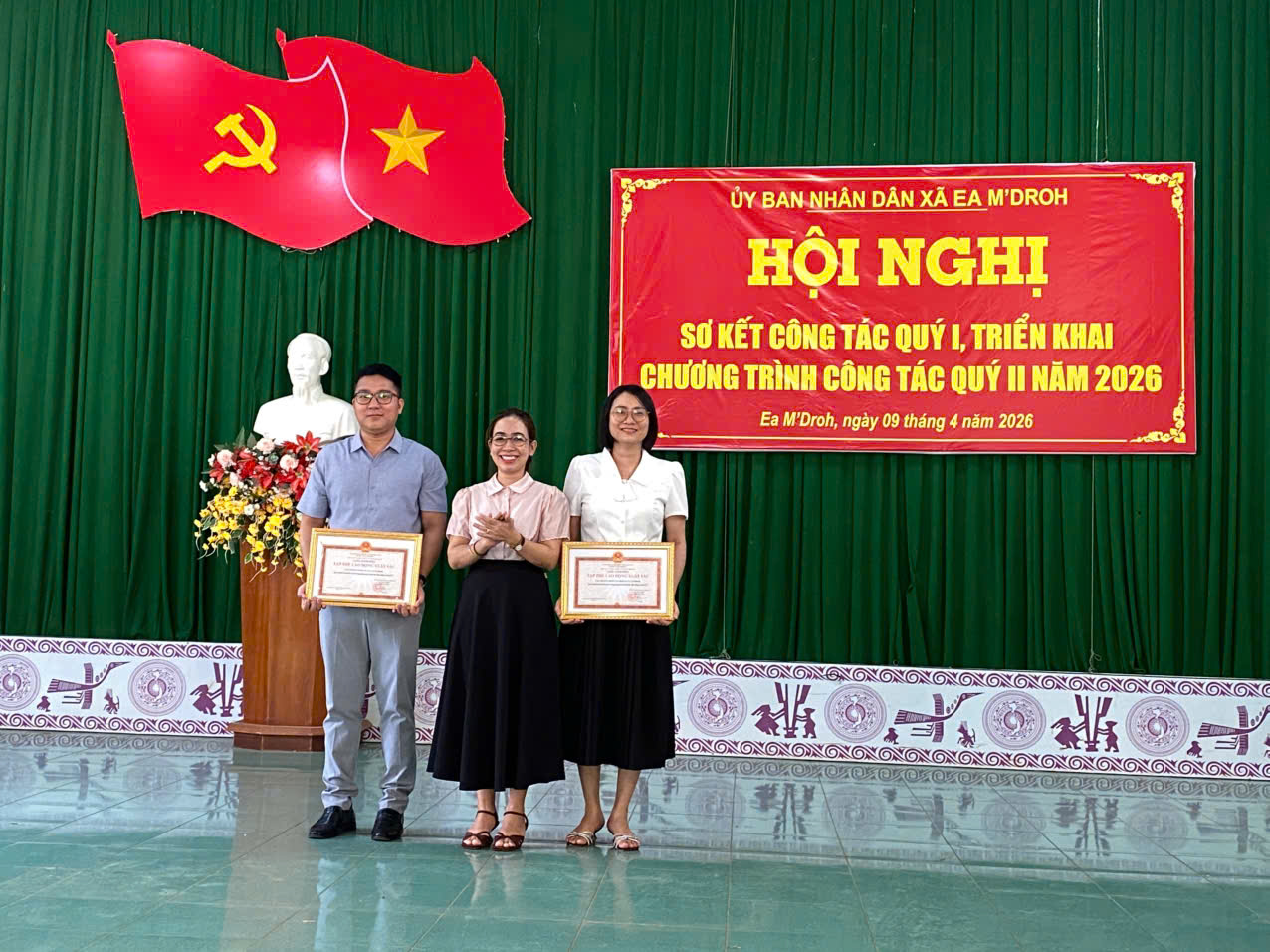 XÃ EA M’DROH HỘI NGHỊ SƠ KẾT QUÝ I/2026